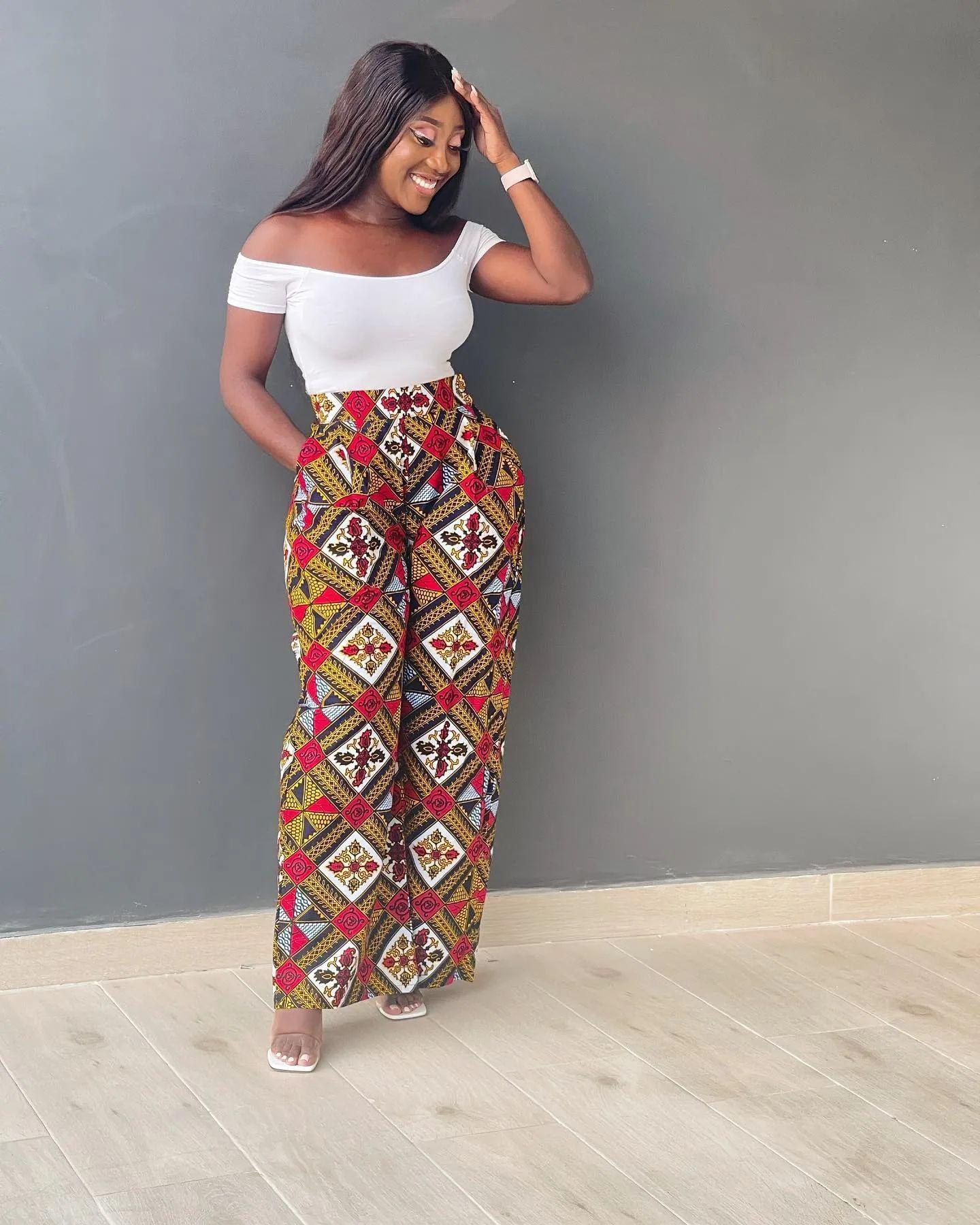 African Print Maxi Pants Set: Ankara Palazzo Trousers Canada