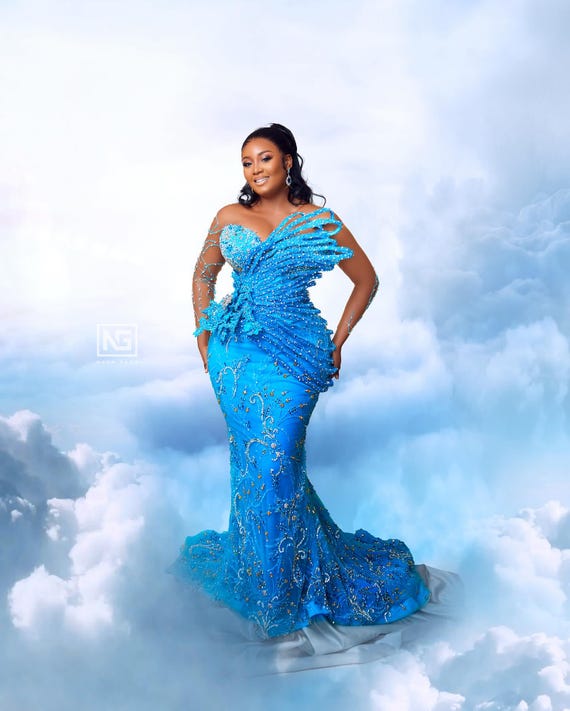 African Women's Evening Dress: Custom Prom, Party, or Wedding Guest Gown African Women's Evening Dress: Custom Prom, Party, or Wedding Guest Gown