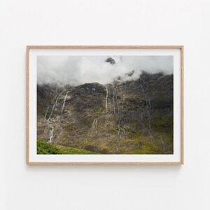 MISTY MOUNTAIN Berg Fotografie Fine Art Print. Berge Wandkunst. Wandbilder Landschaft und Natur Kunstdruck.