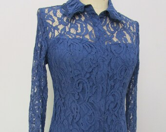 Nanette lepore blue lace dress best sale