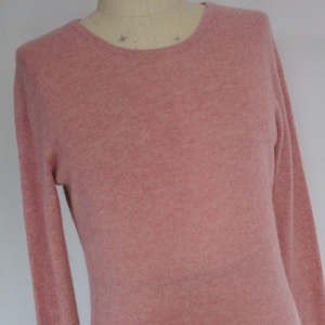 Heather Pink Sweater Etsy