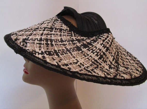 Celine Robert Chapeaux French Millinery Straw Twe… - image 3