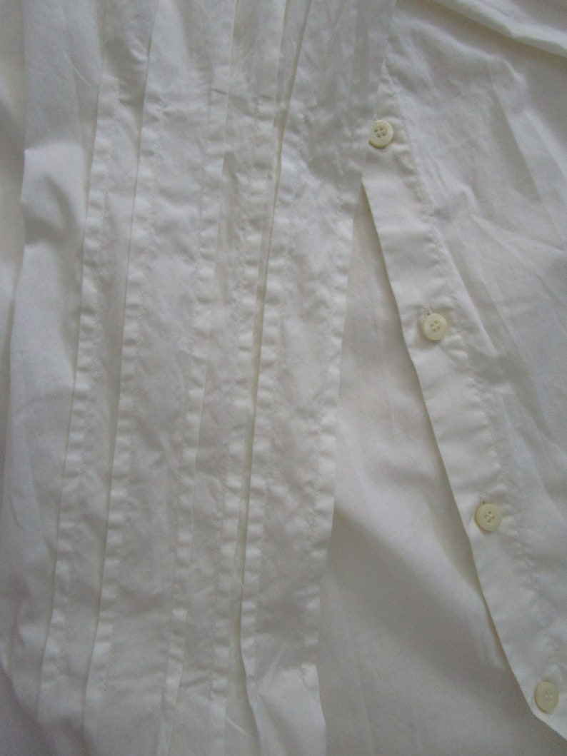 S Puff Sleeve Blouse Just Cavalli Italy Gathered Tucked Pearl Top Shirt Shirting image 6