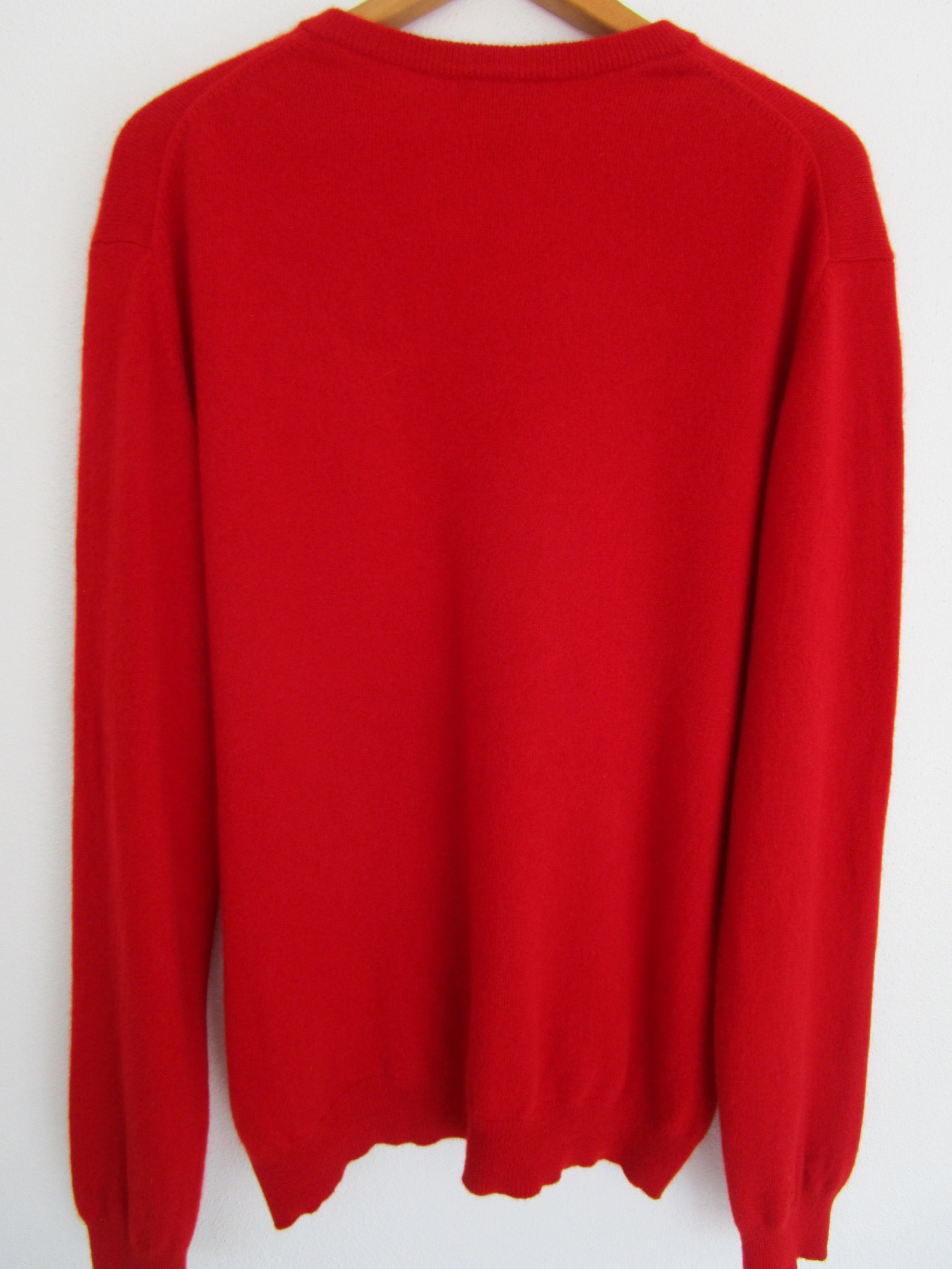 M Mens CASHMERE Classic V Neck Pullover Sweater Joseph Lyman - Etsy