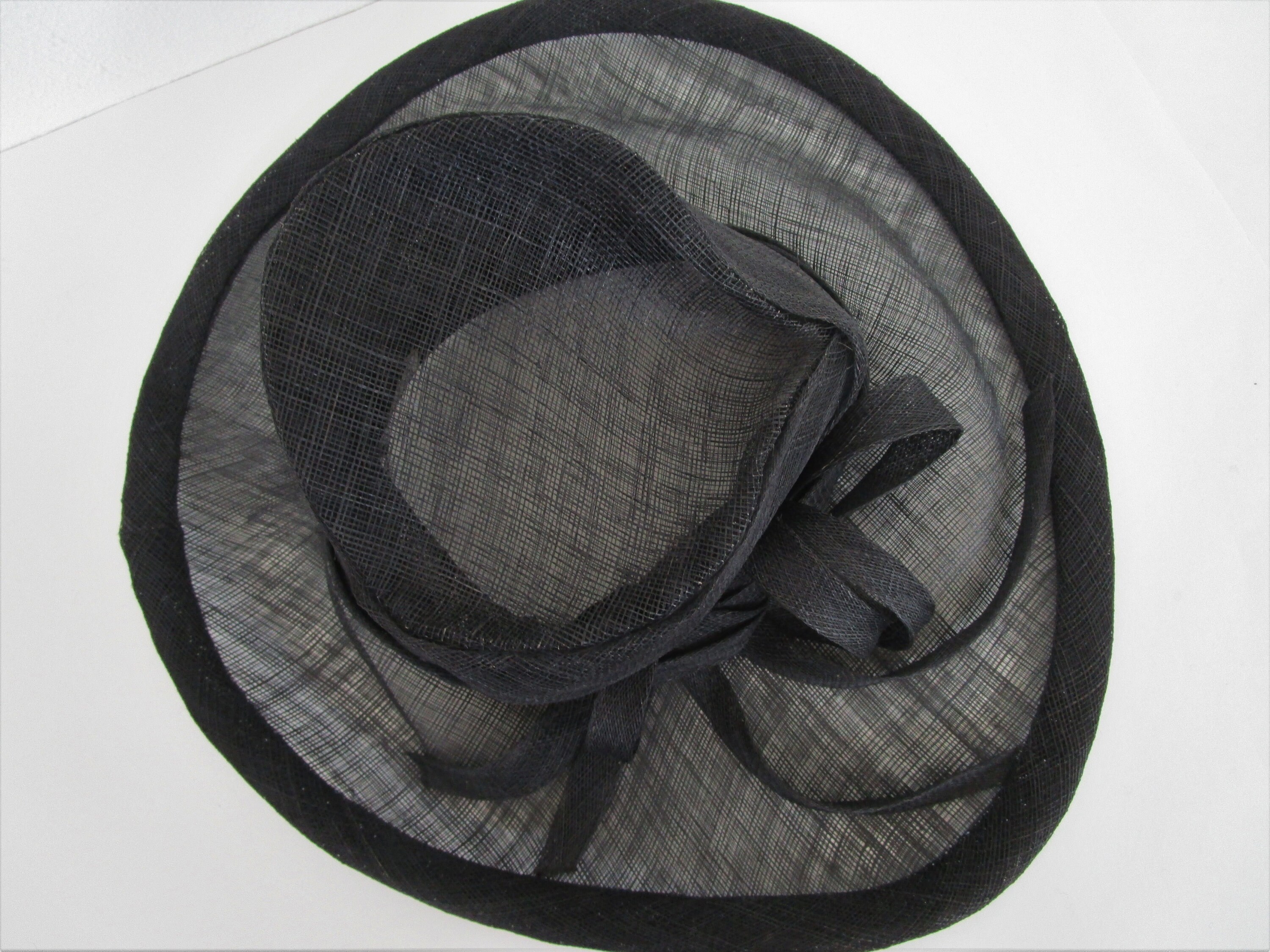 Asymmetrical Marzi Italy Sinamay Straw Sheer Hat Neiman Marcus | Etsy