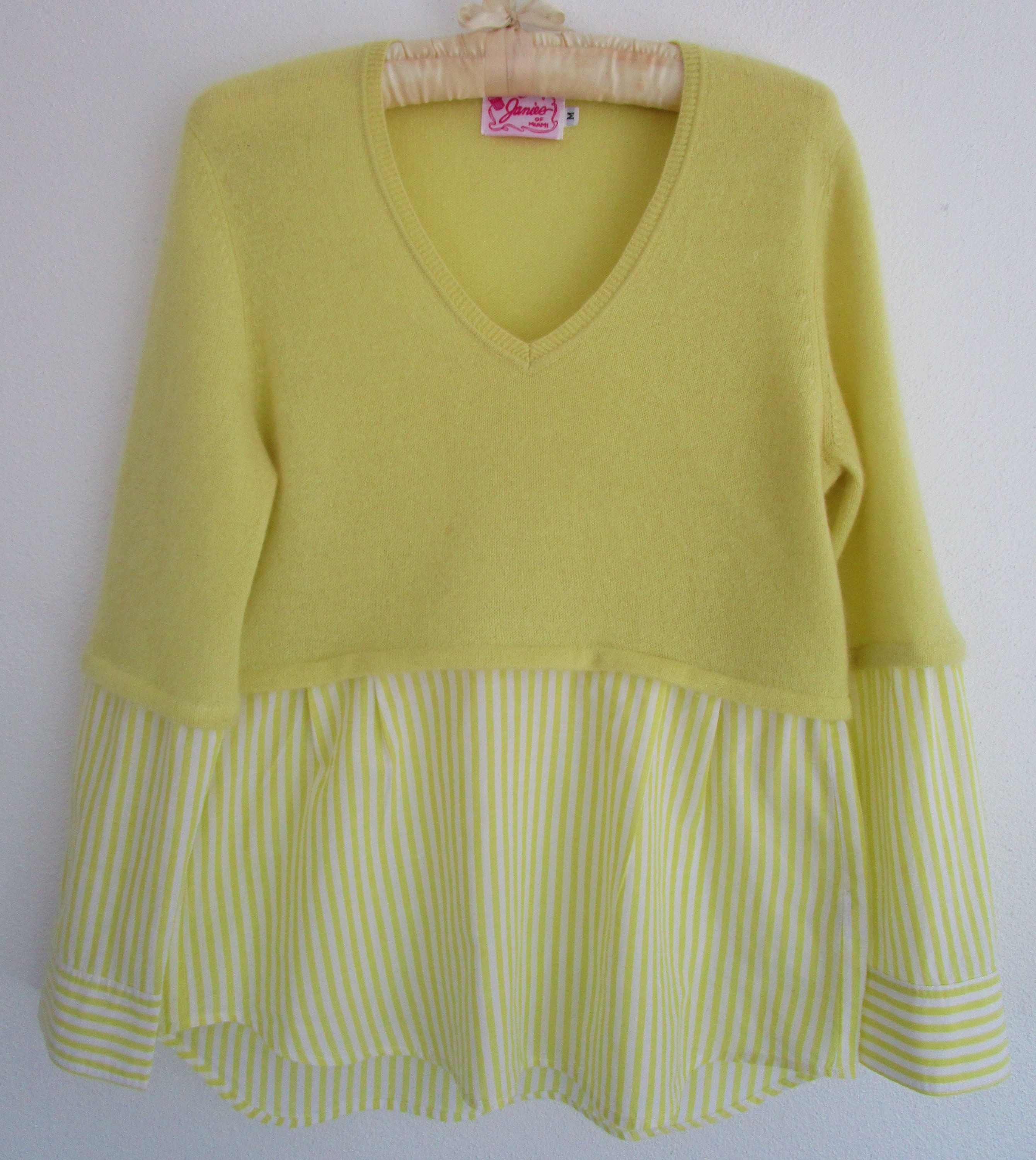 macys yellow sweater