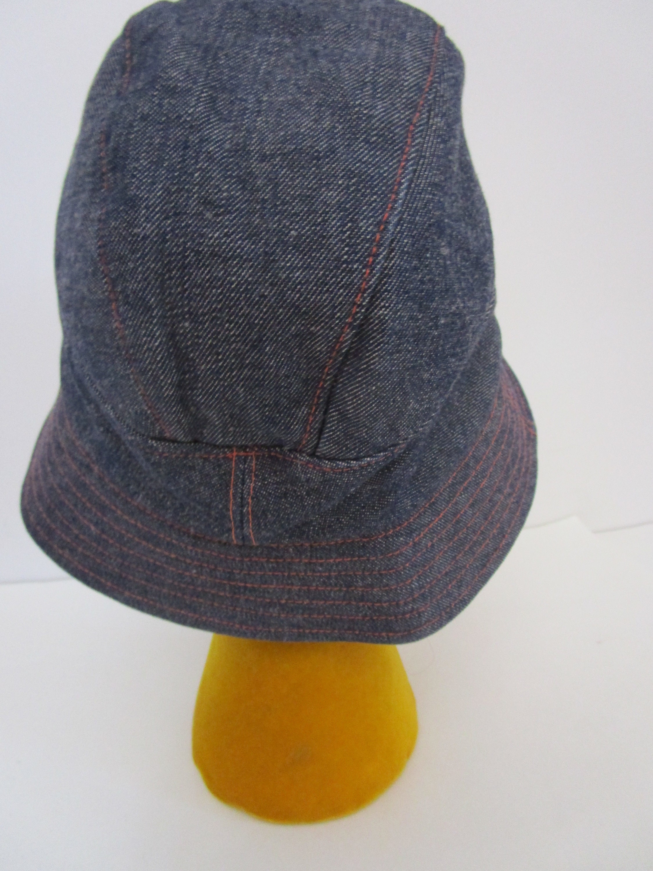 Kokin Denim Blue Bucket Brim Hat Packables New York Handmade  display picture 1