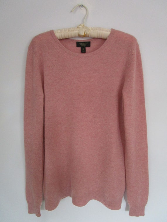 M Macys CASHMERE Pullover Knit Sweater Charter Cl… - image 3