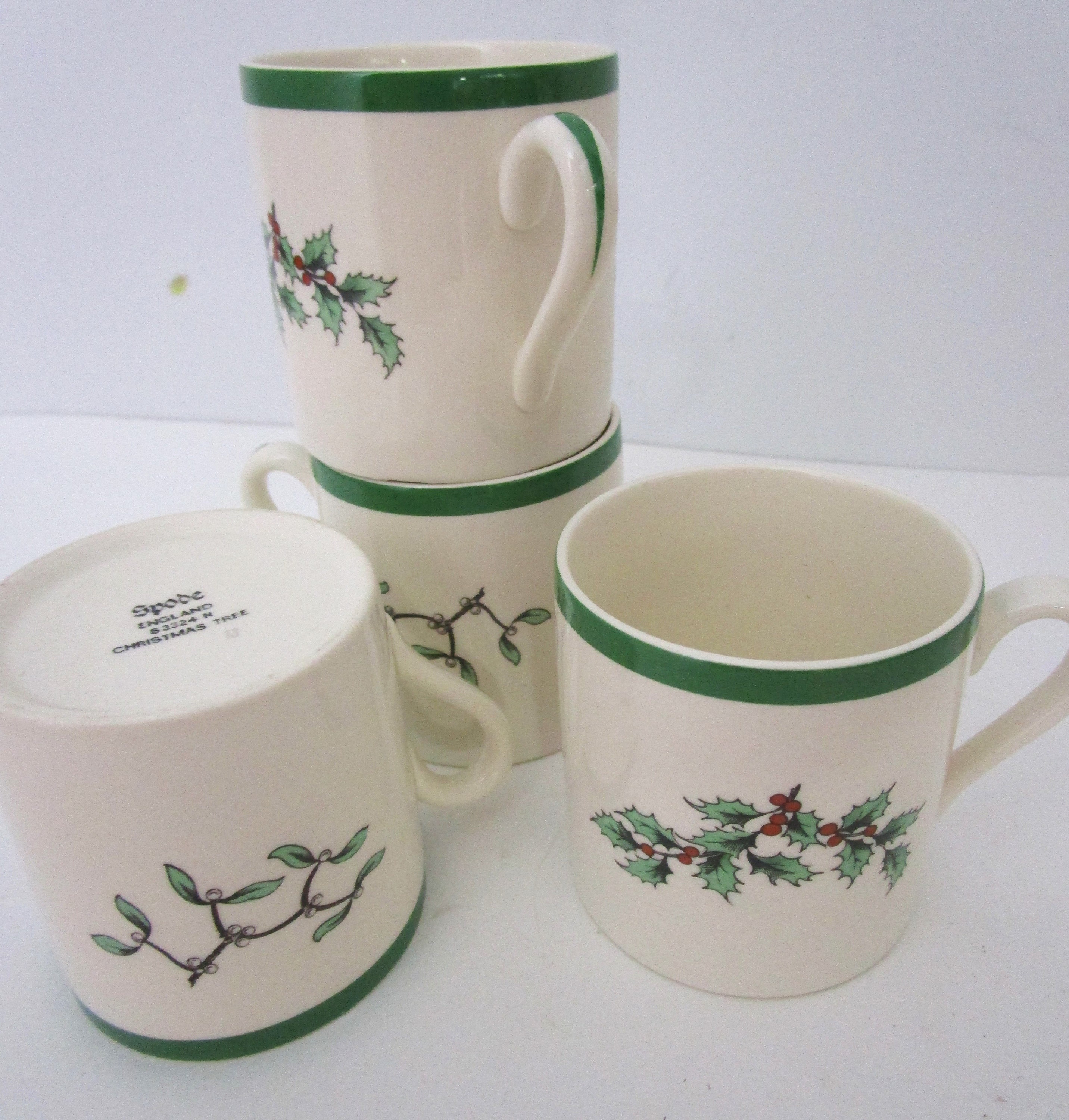 4 Spode Árbol de Navidad Expresso Taza de Café Taza Inglaterra Vajilla  Vintage - Etsy México, image size:2864x3000