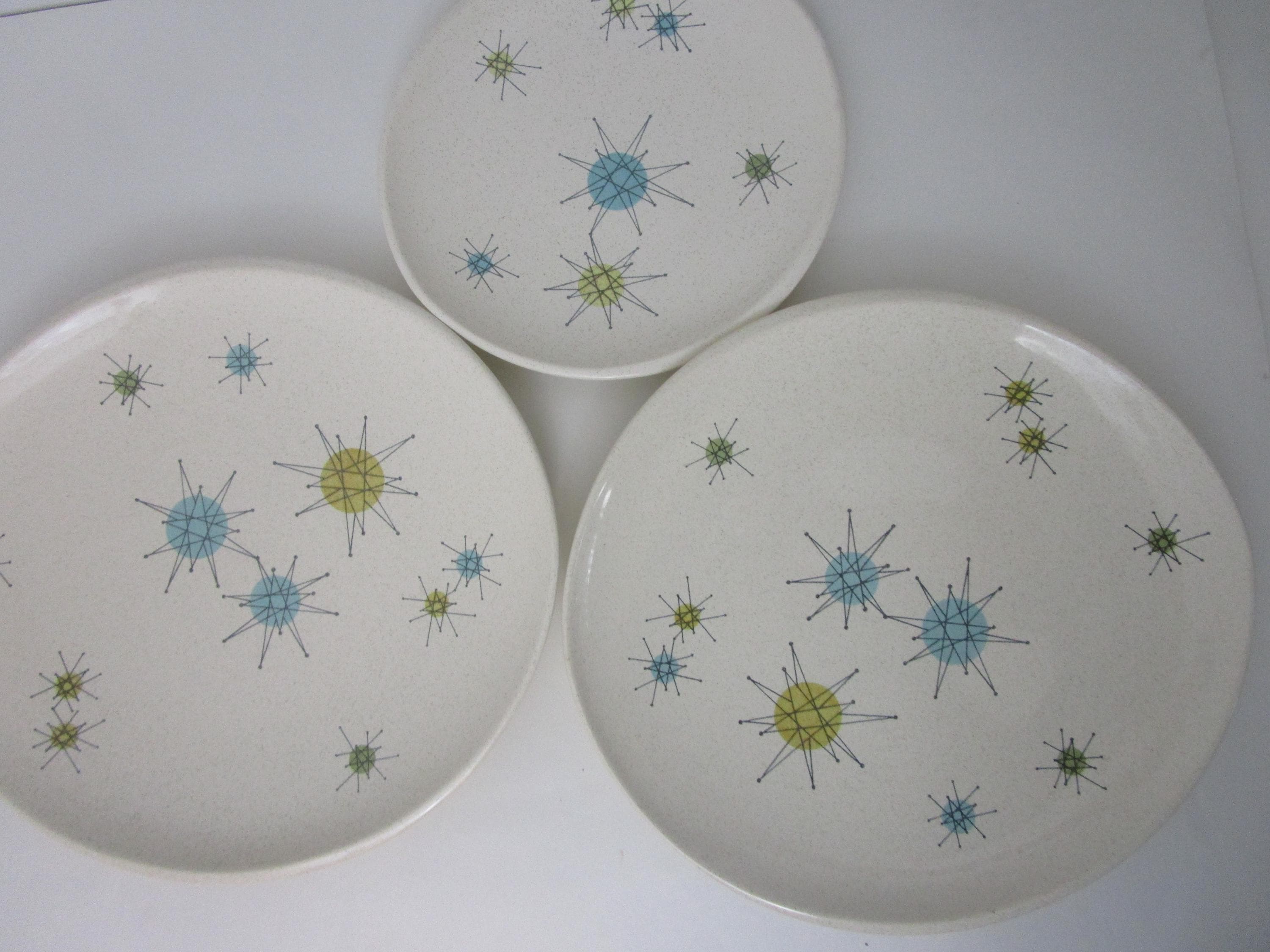 50’s FRANCISCANスターバースト　大皿　8枚セット Franciscan（フランシスカン）1950年代ヴィンテージ食器「スター