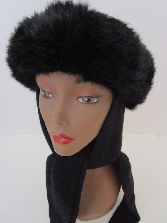 Snuggly Warm Vintage Don Anderson Scarf Hat Wool B