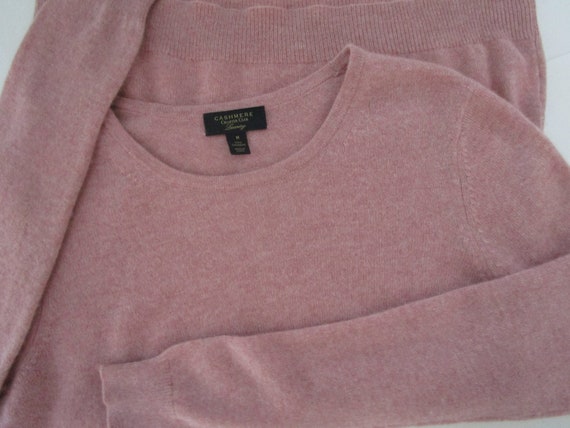 M Macys CASHMERE Pullover Knit Sweater Charter Cl… - image 8
