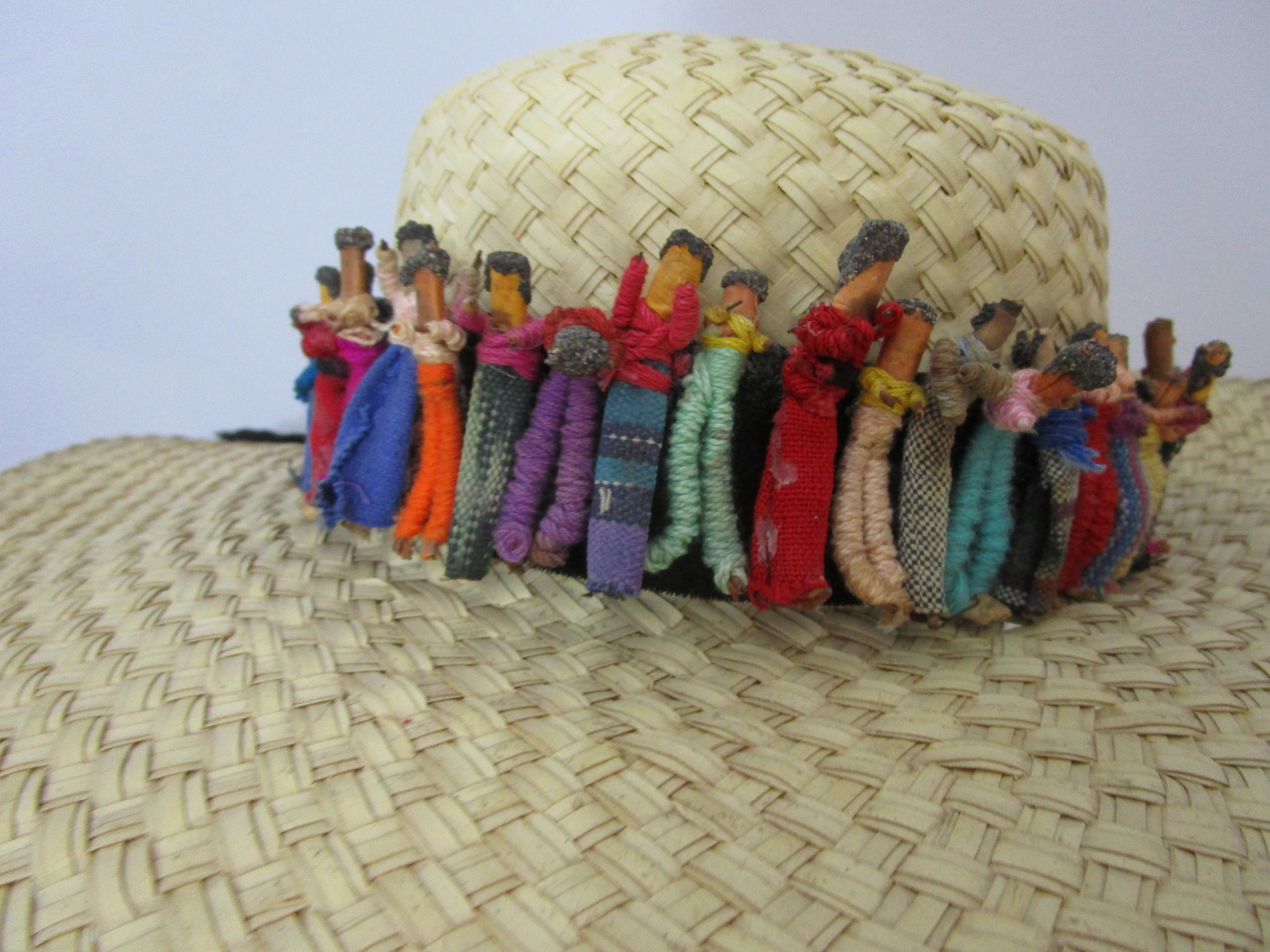 Natural Texture Straw Brim Hat Handcrafted Doll Family Vaca Sun Vaca The-Vista-2-isolate.jpg?crop=  main image 2