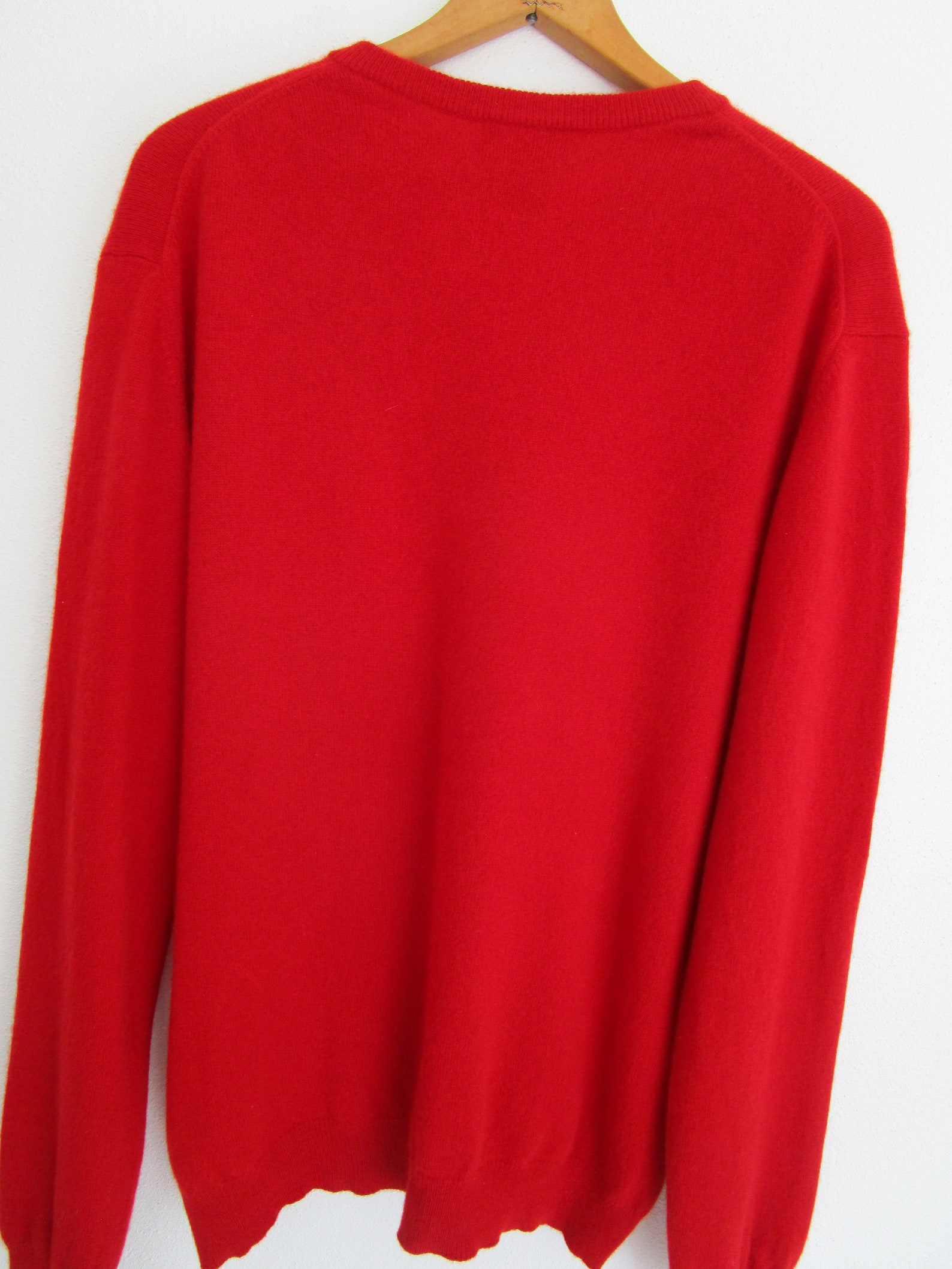 M Mens CASHMERE Classic V Neck Pullover Sweater Joseph Lyman - Etsy