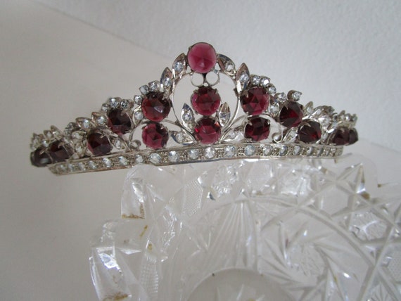 wedding headband vintage tiara - Gem wedding headband vintage tiara - Gem