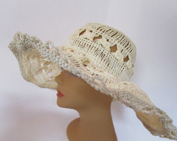 shabby hat shabby chic lace hat Shabby sun hat sun hat sun shade sun lace shabby hats