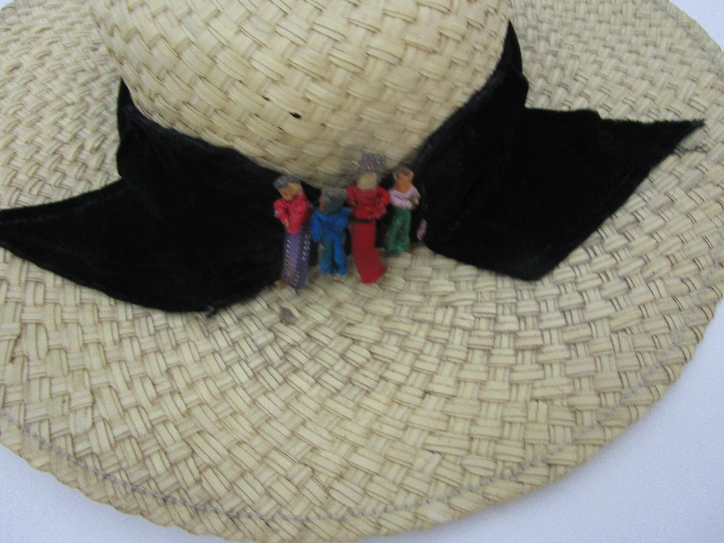 Natural Texture Straw Brim Hat Handcrafted Doll Family Vaca Sun Vaca The-Vista-2-isolate.jpg?crop=  main image 3
