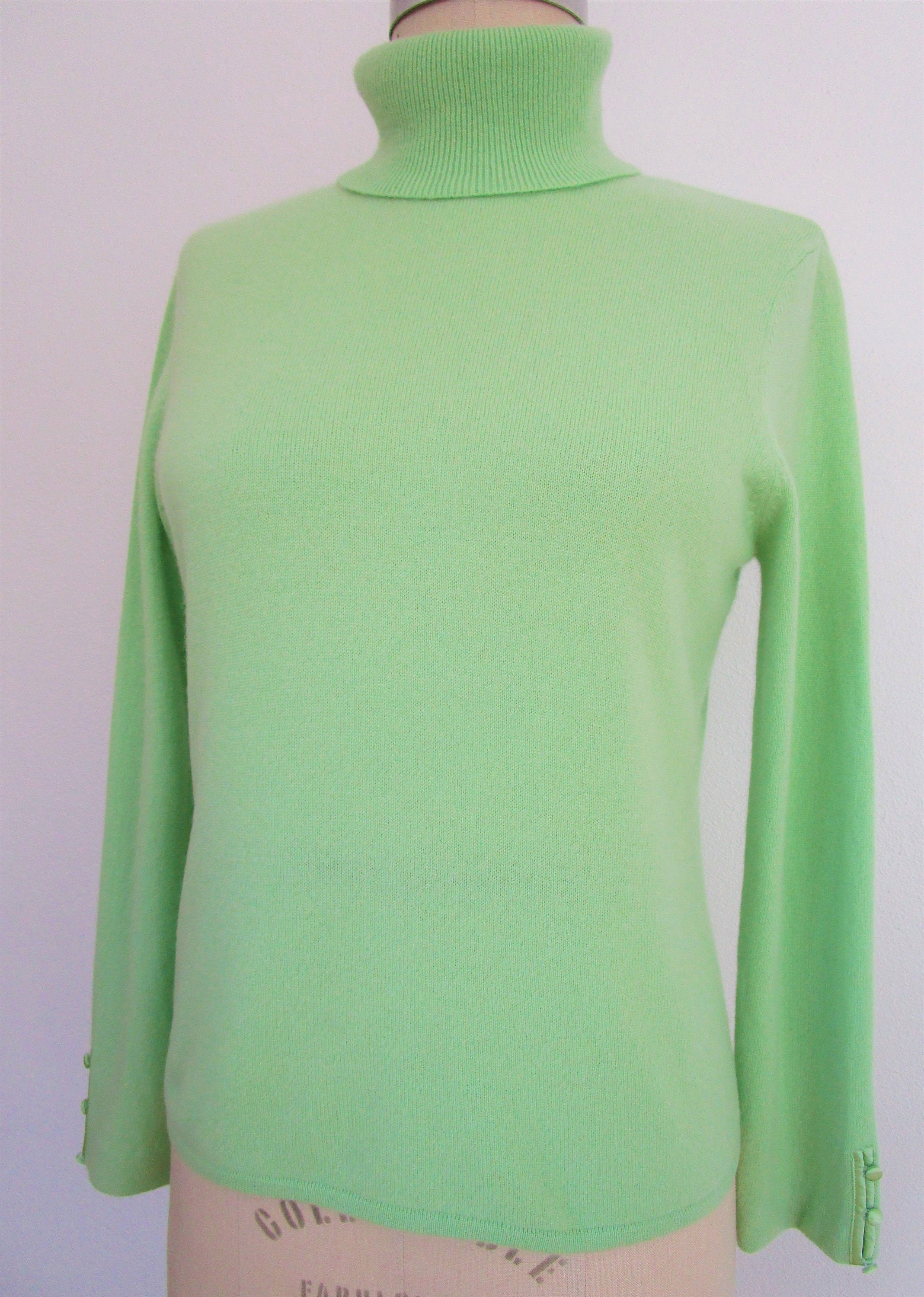 Lime Turtleneck - Etsy