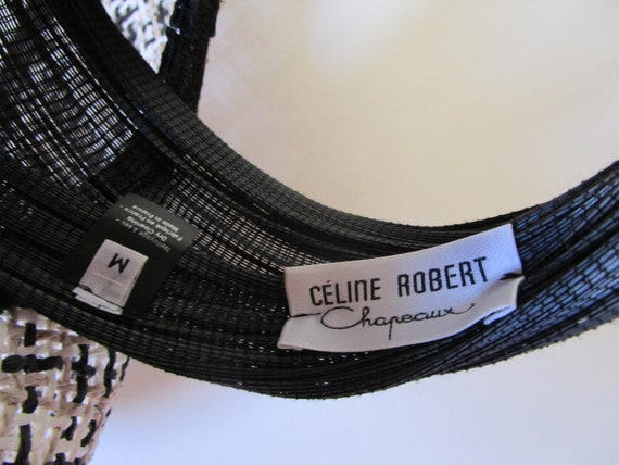 Celine Robert Chapeaux French Millinery Straw Twe… - image 8