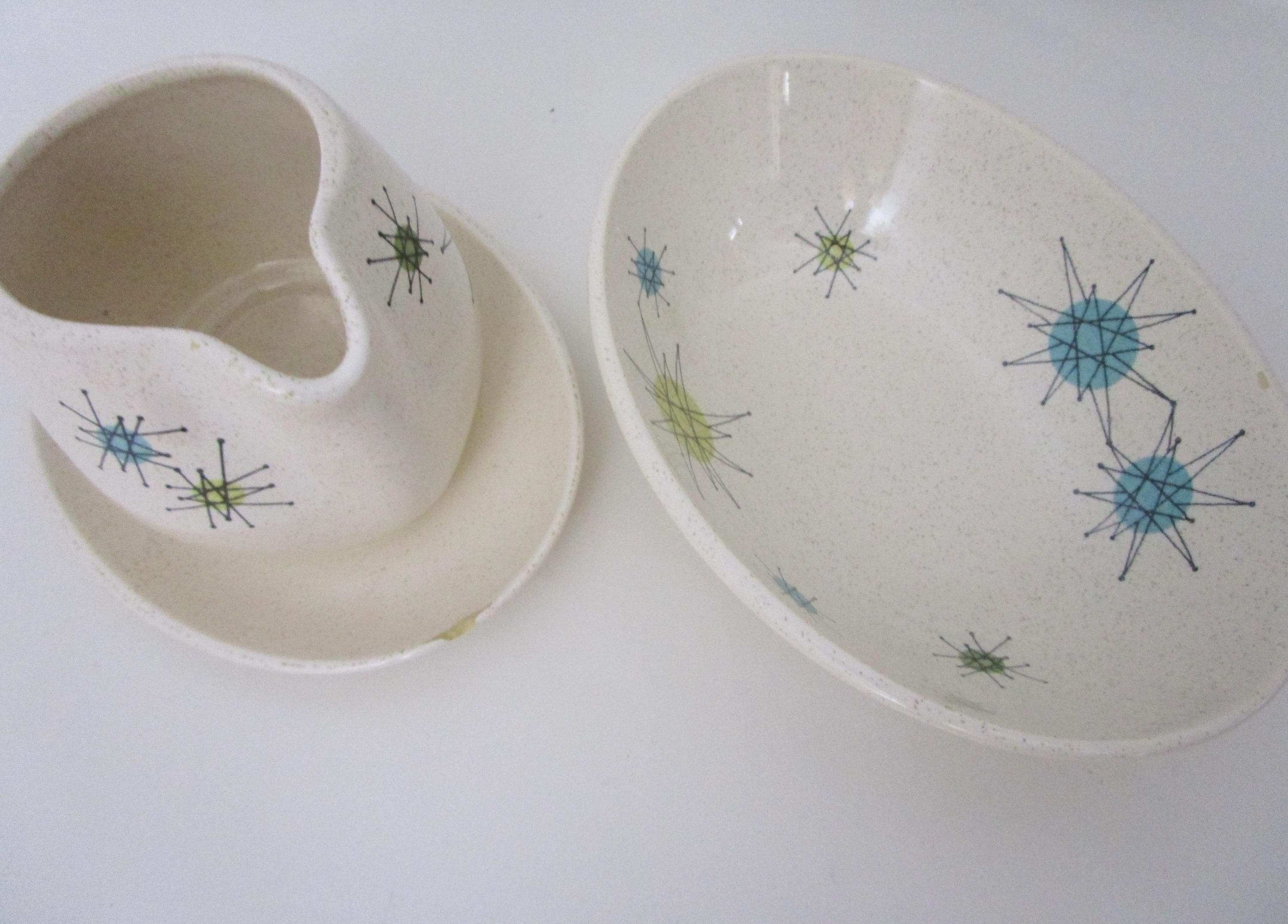 50’s FRANCISCANスターバースト　大皿　8枚セット 50's FRANCISCANスターバースト大皿8枚セット