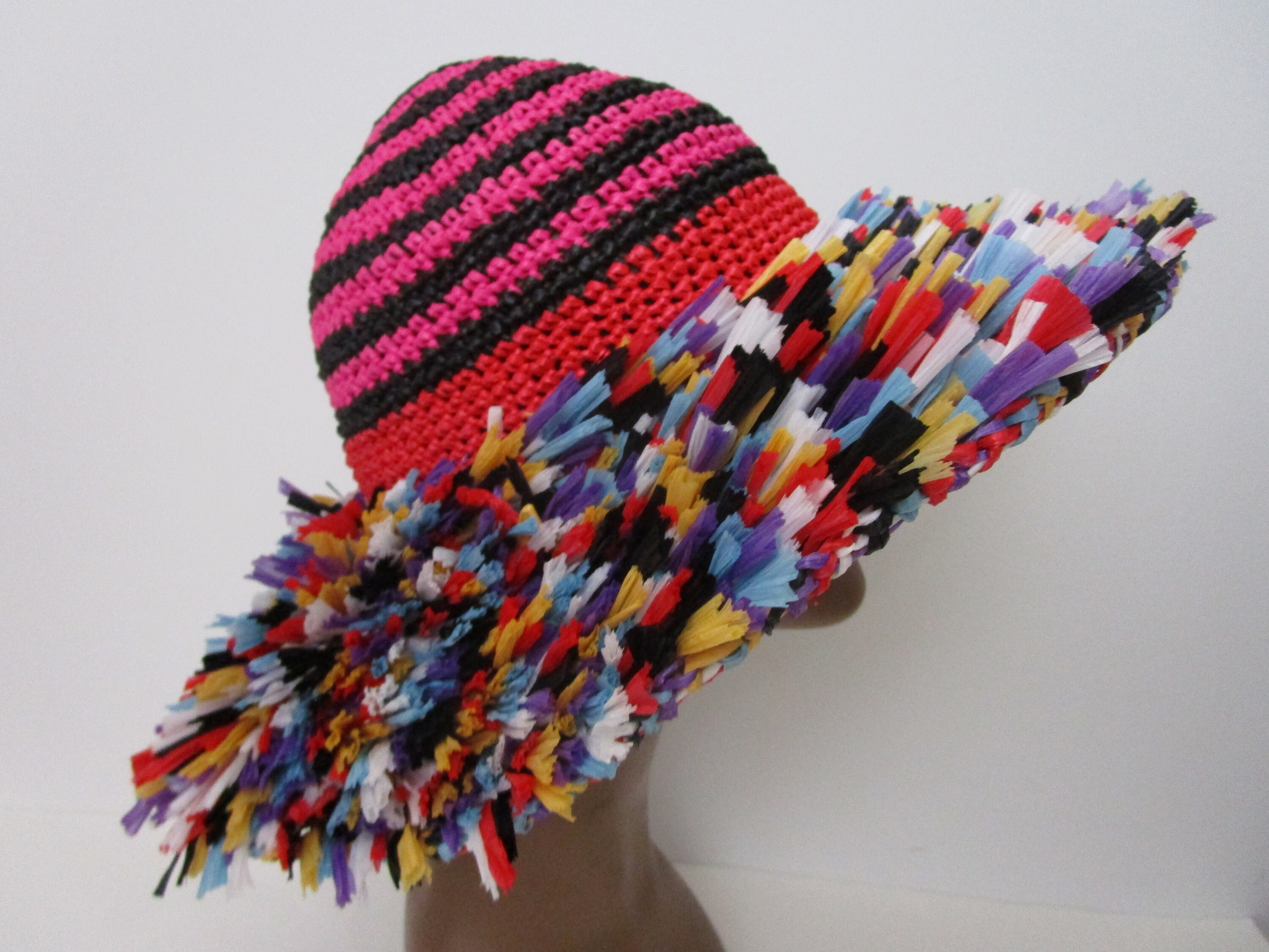 Missoni Mare Hat Missoni Mare Straw Print Sun Hat - Neutrals Hats  main image 3