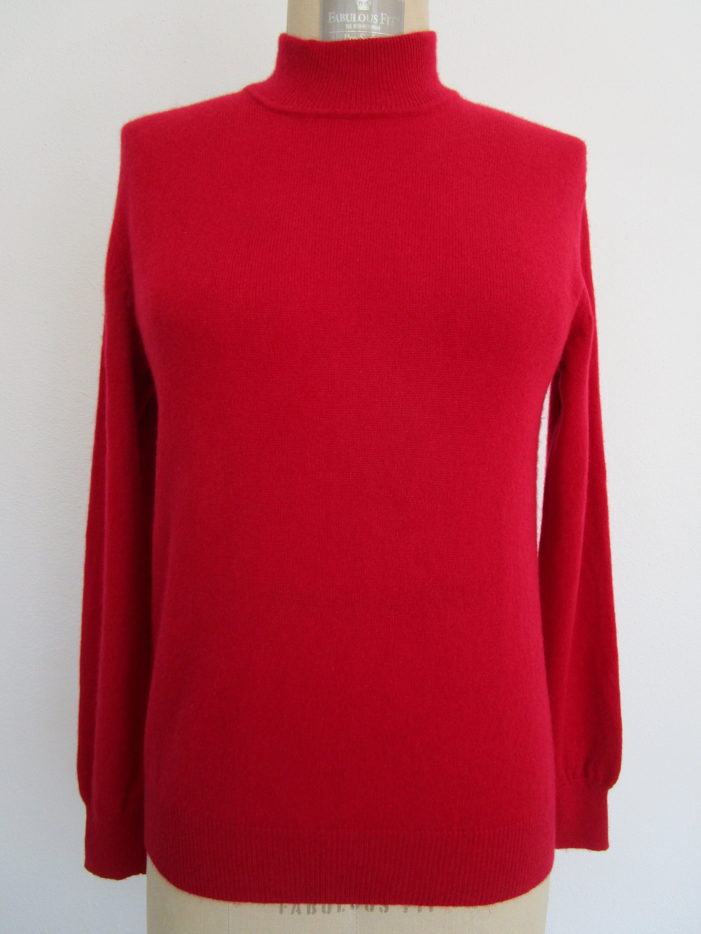 M Mock CASHMERE Turtleneck Pullover 