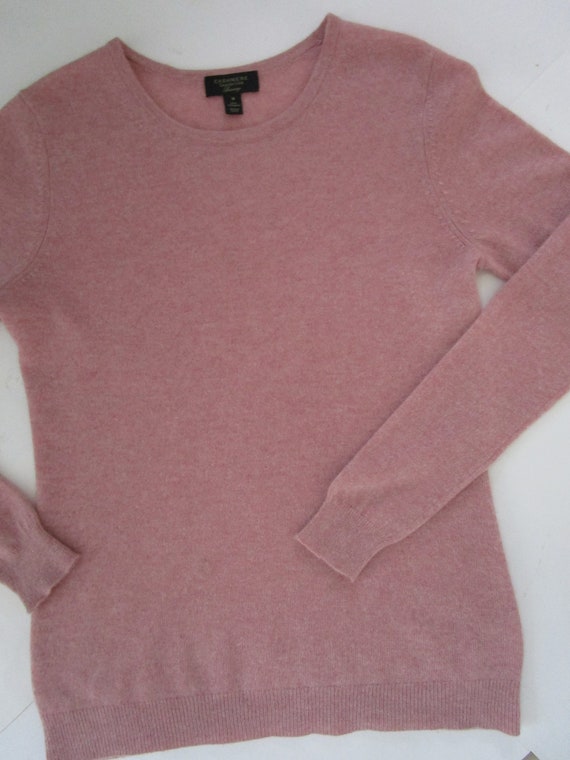 M Macys CASHMERE Pullover Knit Sweater Charter Cl… - image 4