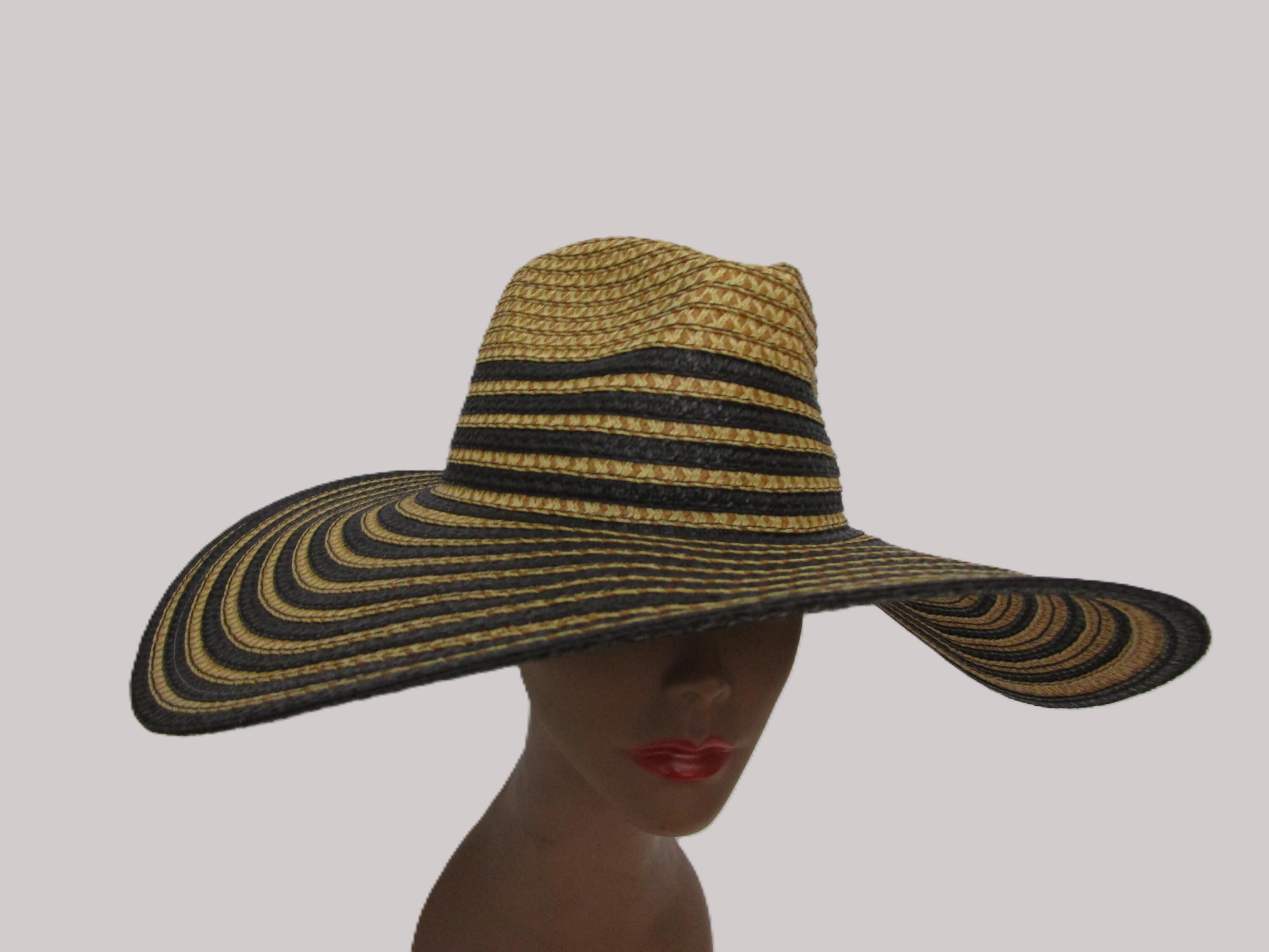 Eric Javits Red Tan Squishee Straw Hat Visor Beach Sun Hat Eric Javits Squishee | Squishee® VIP main image 4