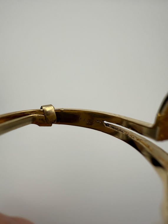 Opal Sculptural Ring 14k Solid Gold - image 9