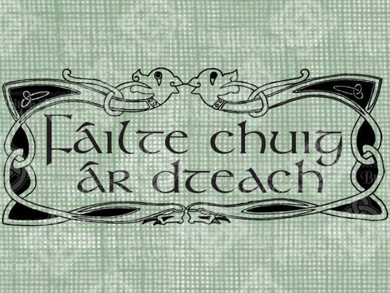 Digital Download Gaelic Greeting of Celtic Knot Digi Etsy Ireland