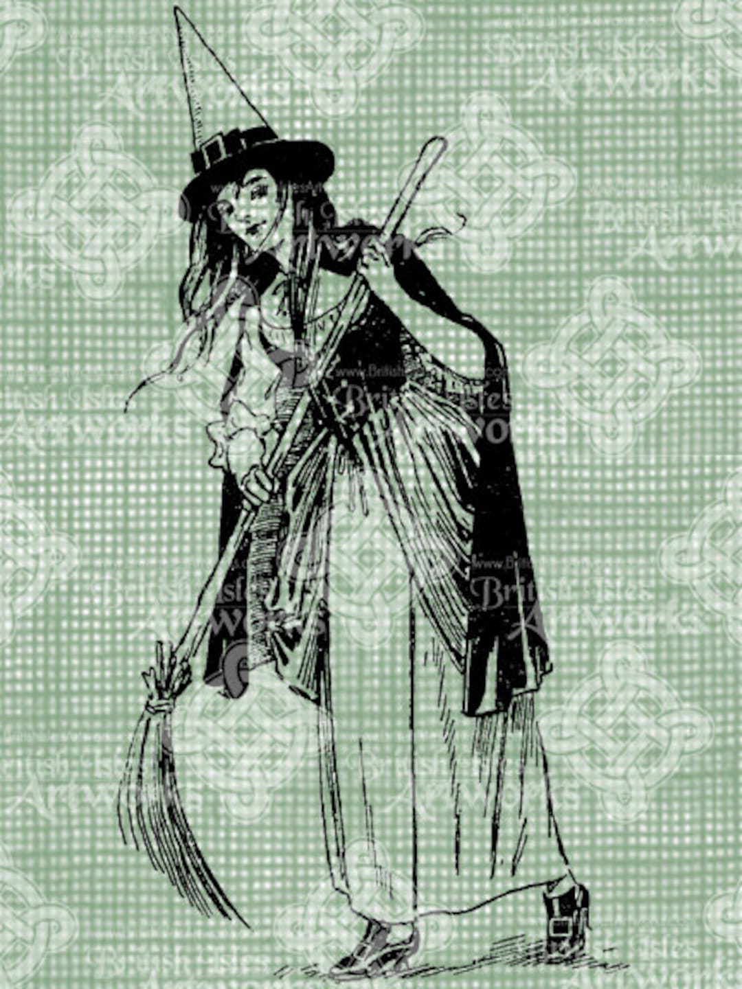 Retro witch shop costume