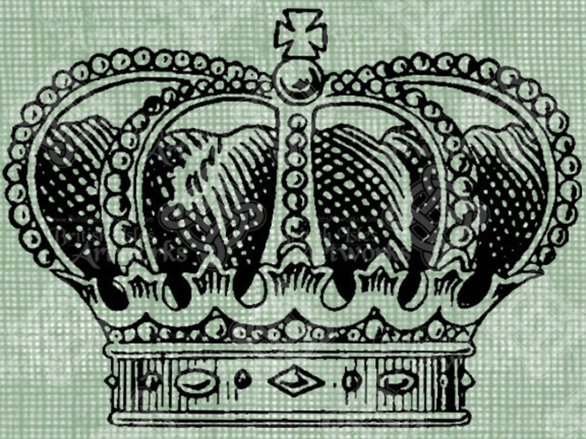 Digital Download Crown English Royalty, King Queen Royal Headpiece