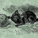 Digital Download Kitten Playing with Yarn Dinah, Alice in Wonderland, Kitty Cat illustration digi stamp, digital graphic Cute Sweet Transfer