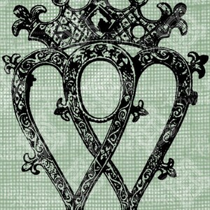 Digitaler Download Luckenbooth Brosche Keltischer Schottischer Schmuck, Digi Stempel, Digis, digitaler Stempel, Antique Illustration