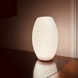 Contemporary Helix LED Lamp Stylish Modern Night Light