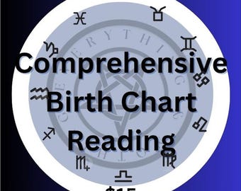 Birthchart Quotes Astrology Birth Chart Reading - Etsy