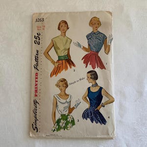 1950 Simplicity Pattern 3263 Size 14