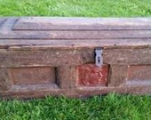 Wood Tool Chest Toolbox with Cast Face Tool Box