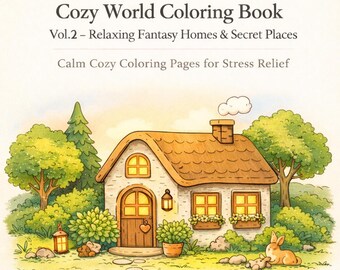 Cozy World Coloring Book – Volume 2