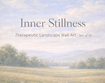 Therapeutic Landscape Art Prints | Calm Home Decor (Digital Download Set of 10 )