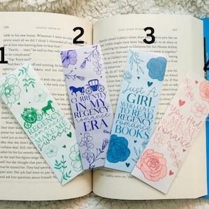 Regency Romance Bookmarks  -- Regency Romance Reader -- The Lost Library