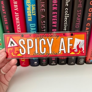 Spicy AF Bookmark -- Dark Romance -- Smut Bookmark -- The Lost Library -- Book Club Bookmark