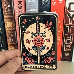 Romantasy Book Club Lesezeichen für Tarot Karten -- Tarot Lesezeichen -- The Lost Book Lesezeichen -- Book Club Lesezeichen