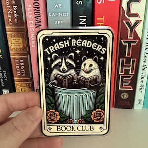 Trashy Readers Tarot Karten Lesezeichen -- Tarot Lesezeichen -- The Lost Bibliothek -- Buch Club Lesezeichen