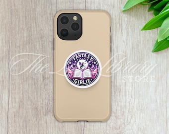 Fantasy Girlie Book Club -- Phone Grip -- Kindle Grip -- Fantasy -- Book Trope -- Book Club -- Bookish Gifts