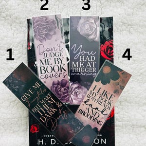 Dark Romance Bookmarks  -- You Had Me at Trigger Warnings -- The Lost Library