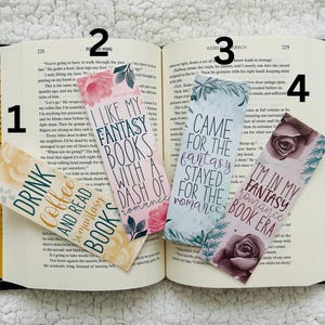Fantasy Romance Bookmarks  -- In My Romantasy Era -- The Lost Library