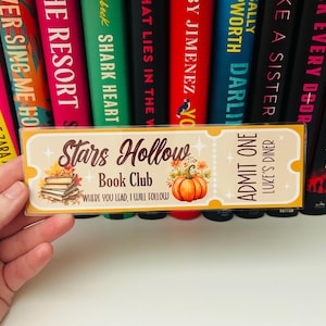 Stars Hohle Ticket Lesezeichen -- Ticket Lesezeichen -- The LostLibrary -- Book Club Lesezeichen