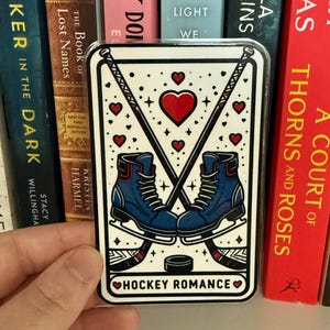 Hockey Romanze Tarot Lesezeichen -- Tarot Lesezeichen -- The Lost Book , Book Club Lesezeichen