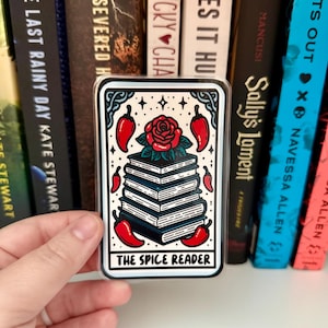 The Spice Reader Tarot Card Bookmark  -- Tarot Bookmark -- The Lost Library -- Book Club Bookmark